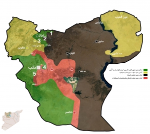 تطورات جبهات محافظة حلب لشهري نيسان وأيار 2016