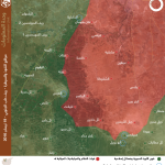 مواقع النفوذ والسيطرة في ريف حلب الجنوبي – 19 نيسان 2016