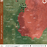 مواقع النفوذ والسيطرة – ريف حلب الجنوبي – 24 أيار 2016