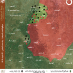 مواقع النفوذ والسيطرة – ريف حلب الجنوبي – 09 حزيران 2016