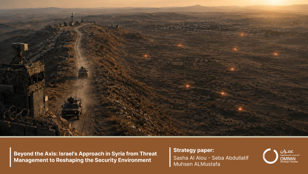 Beyond the Axis: Israel's Approach in Syria from Threat Management to Reshaping the Security Environment