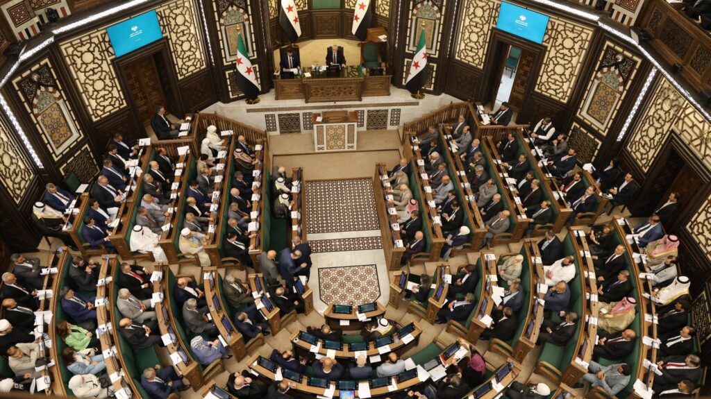 المخطط التفاعلي لمجلس الشعب السوري 2026