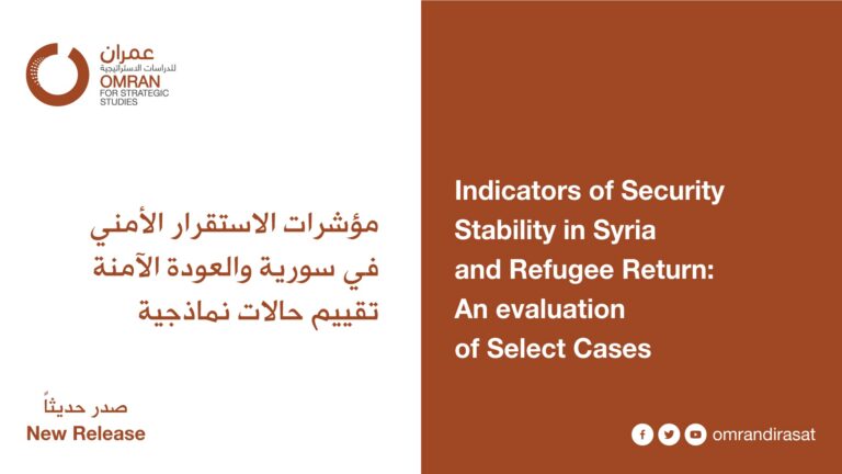 مؤشرات الاستقرار الأمني في سورية والعودة الآمنة تقييم حالات نماذجية